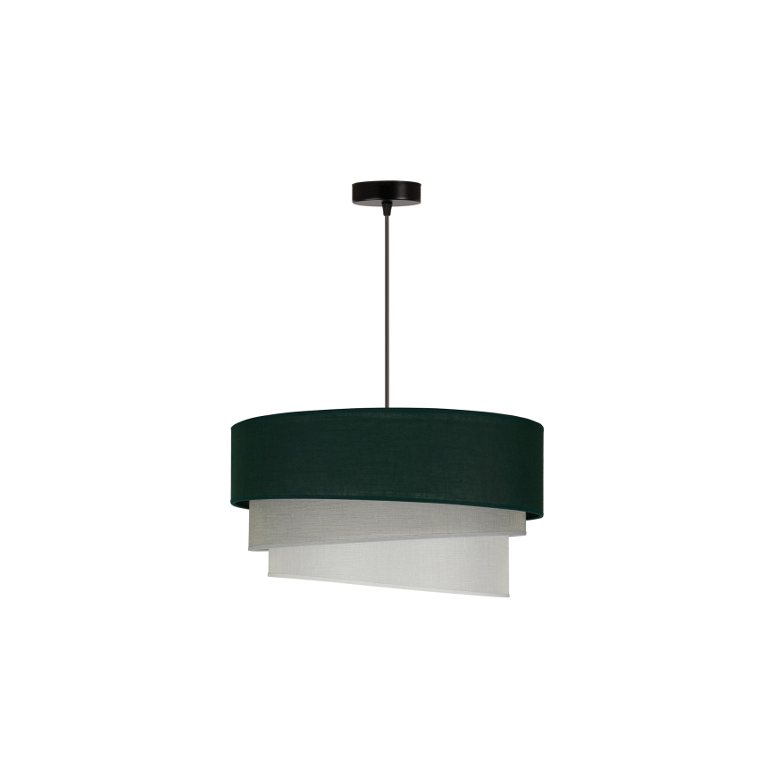 Duolla - Lámpara colgante TRIO 1xE27/15W/230V verde/gris/blanco