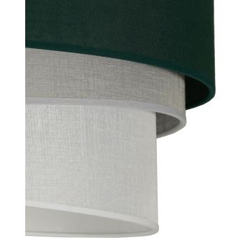 Duolla - Lámpara colgante TRIO 1xE27/15W/230V verde/gris/blanco