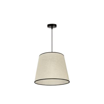 Duolla - Lámpara colgante YUTE 1xE27/15W/230V gris/negro