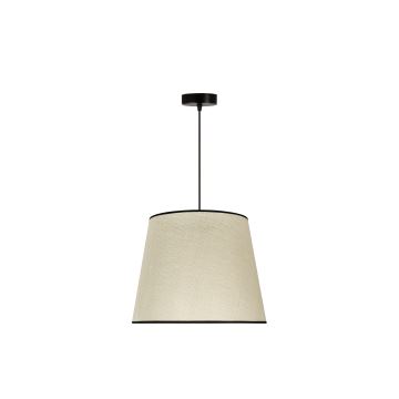 Duolla - Lámpara colgante YUTE 1xE27/15W/230V gris/negro