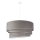 Duolla - Lámpara de araña de cable DEVON 1xE27/40W/230V gris