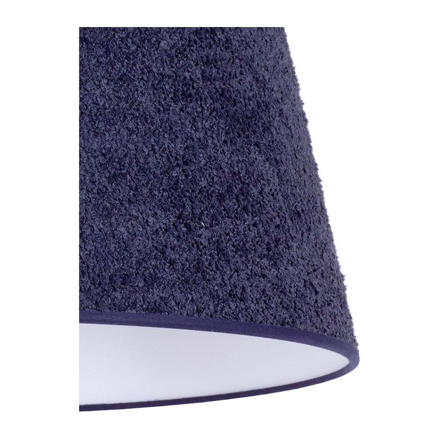 Duolla - Lámpara de mesa BOUCLE 1xE27/15W/230V azul/madera