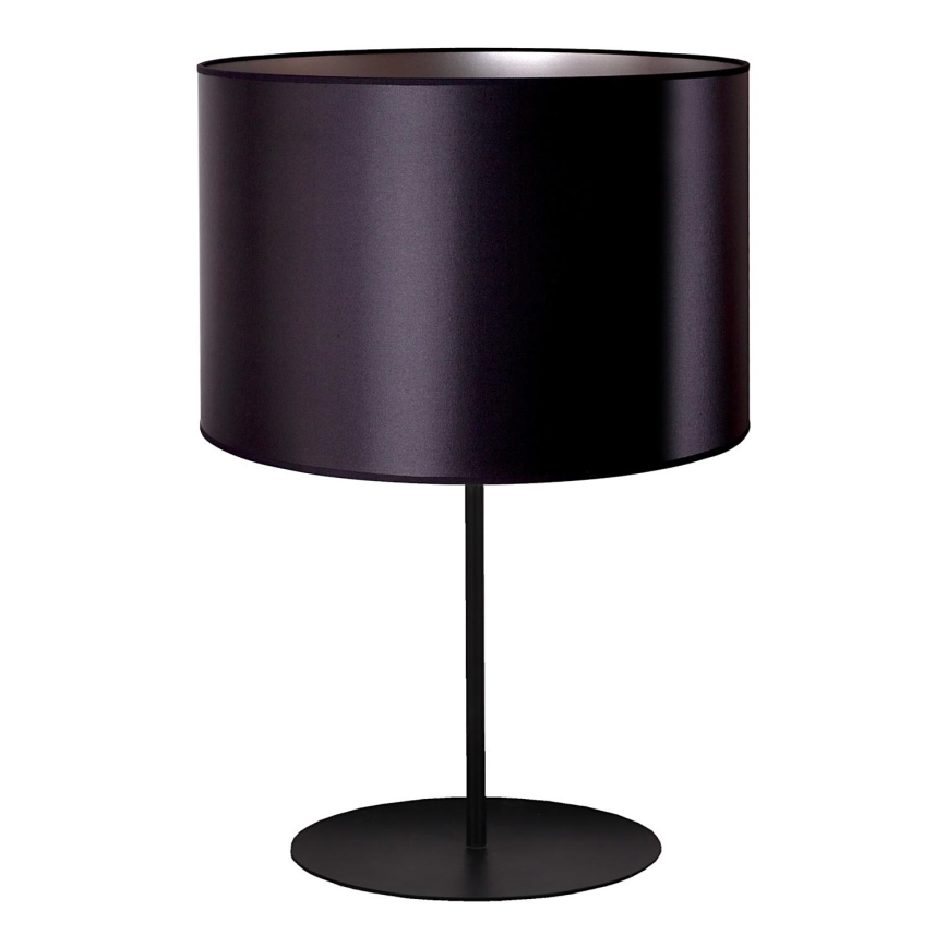 Duolla - Lámpara de mesa CANNES 1xE14/15W/230V 20 cm negro/plata