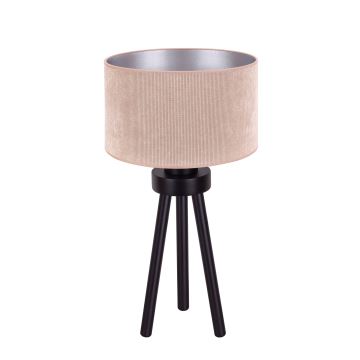 Duolla - Lámpara de mesa LYON 1xE27/15W/230V beige