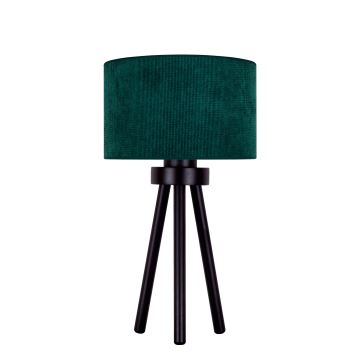 Duolla - Lámpara de mesa LYON 1xE27/15W/230V verde