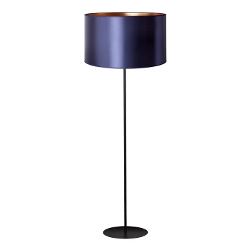 Duolla - Lámpara de pie CANNES 1xE27/15W/230V 45 cm morada/cobre/negro