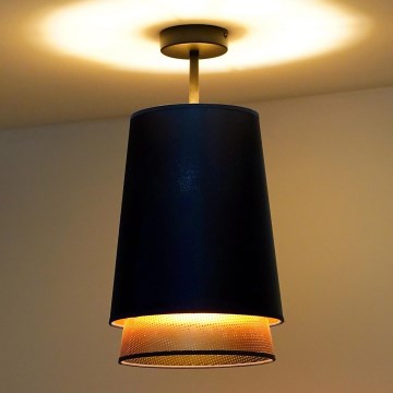 Duolla - Lámpara de techo BELL SHINY 1xE27/15W/230V azul/cobre