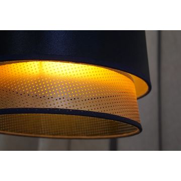 Duolla - Lámpara de techo BELL SHINY 1xE27/15W/230V azul/cobre