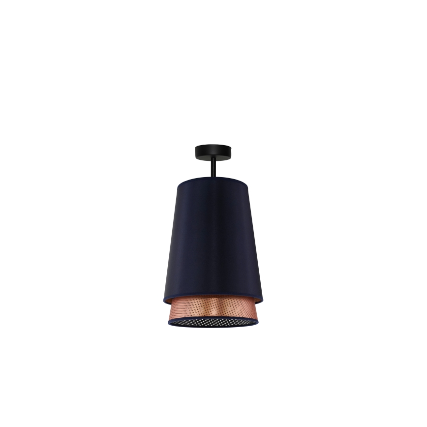 Duolla - Lámpara de techo BELL SHINY 1xE27/15W/230V azul/cobre