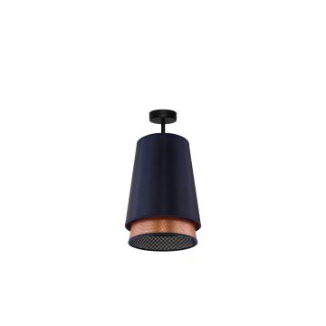 Duolla - Lámpara de techo BELL SHINY 1xE27/15W/230V azul/cobre