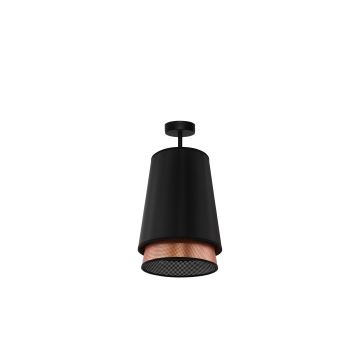 Duolla - Lámpara de techo BELL SHINY 1xE27/15W/230V negro/cobre