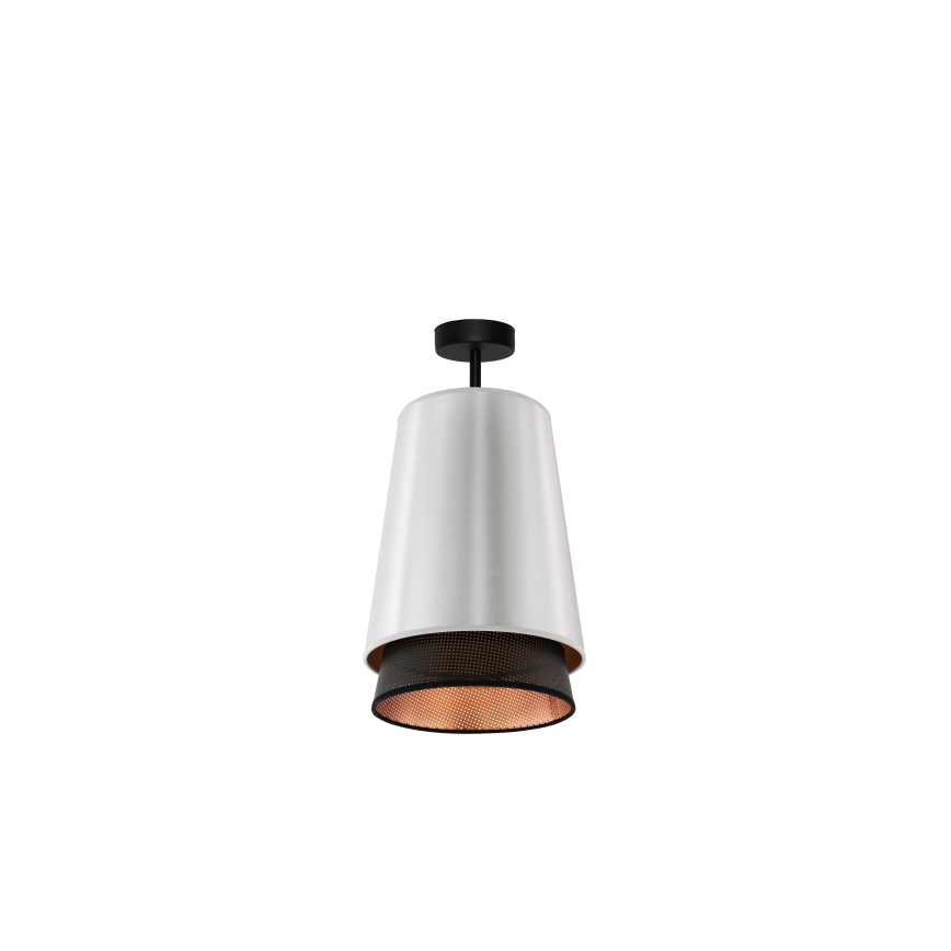 Duolla - Lámpara de techo BELL SHINY 1xE27/15W/230V plata/negro