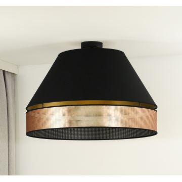 Duolla - Lámpara de techo COPPER SHINY 1xE27/15W/230V negro/cobre