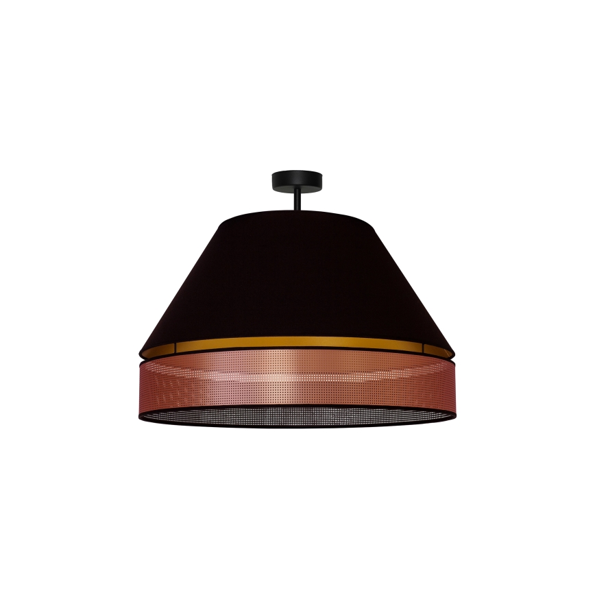 Duolla - Lámpara de techo COPPER SHINY 1xE27/15W/230V negro/cobre