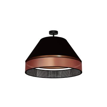 Duolla - Lámpara de techo COPPER SHINY 1xE27/15W/230V negro/cobre