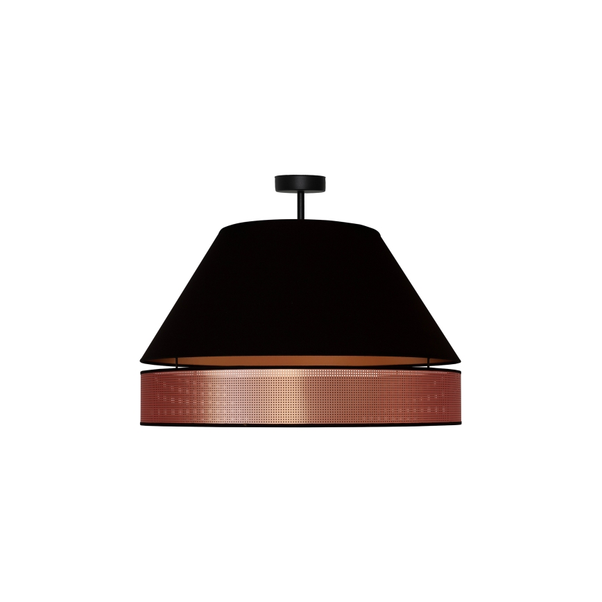 Duolla - Lámpara de techo COPPER SHINY 1xE27/15W/230V negro/cobre