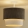 Duolla - Lámpara de techo CORDUROY 1xE27/15W/230V marrón/color crema