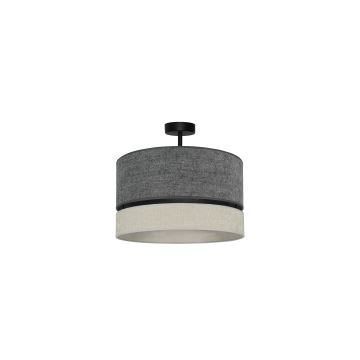 Duolla - Lámpara de techo DOUBLE 1xE27/15W/230V gris