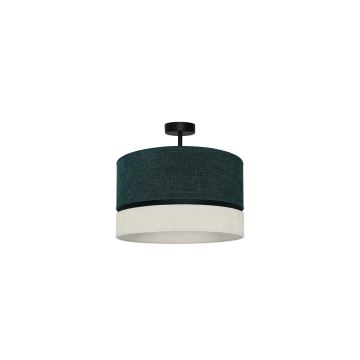 Duolla - Lámpara de techo DOUBLE 1xE27/15W/230V verde/gris
