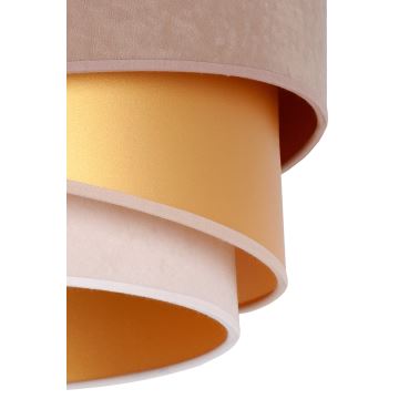 Duolla - Lámpara de techo KOBO 1xE27/15W/230V diá. 45 cm beige/dorado/color crema