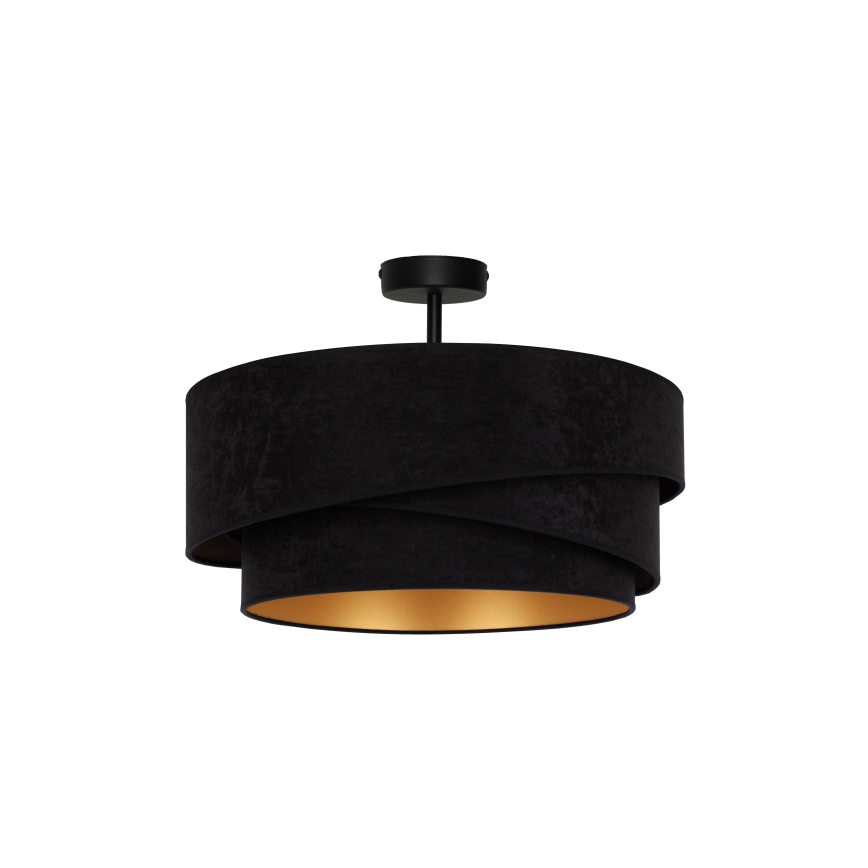 Duolla - Lámpara de techo KOBO 1xE27/15W/230V diá. 45 cm negro