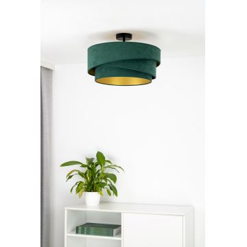 Duolla - Lámpara de techo KOBO 1xE27/15W/230V diá. 45 cm verde