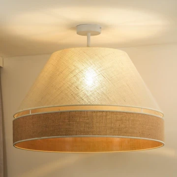 Duolla - Lámpara de techo YUTE AVIGNON 1xE27/15W/230V color crema/beige