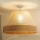 Duolla - Lámpara de techo YUTE AVIGNON 1xE27/15W/230V color crema/beige