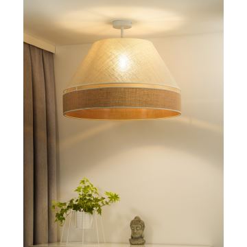 Duolla - Lámpara de techo YUTE AVIGNON 1xE27/15W/230V color crema/beige