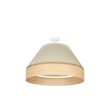 Duolla - Lámpara de techo YUTE AVIGNON 1xE27/15W/230V color crema/beige