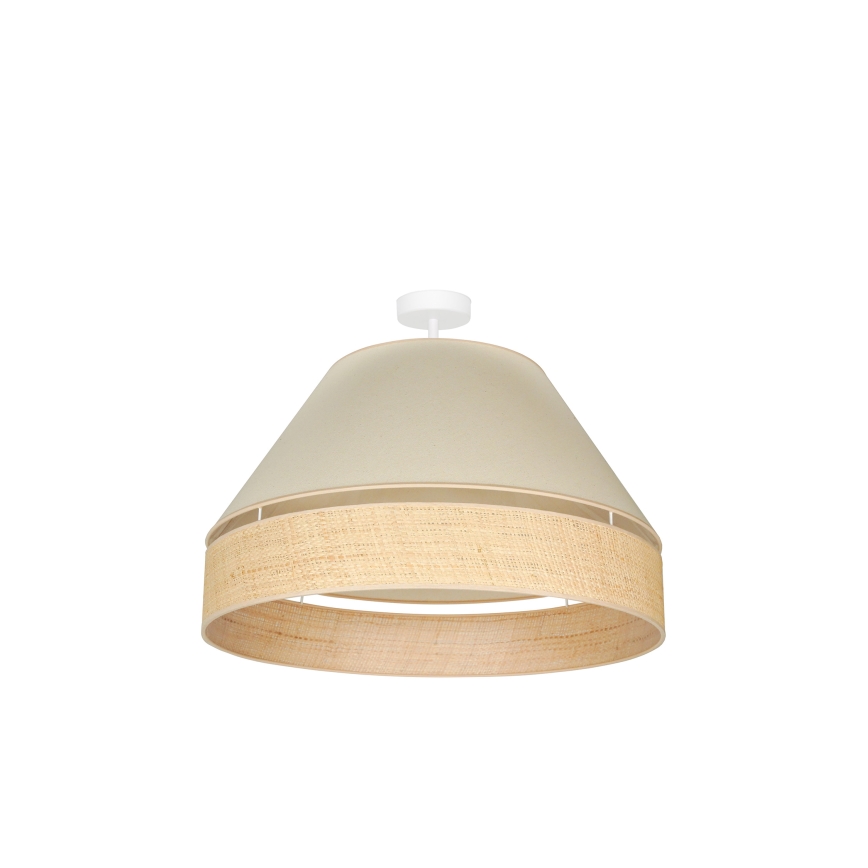 Duolla - Lámpara de techo YUTE AVIGNON 1xE27/15W/230V color crema/beige