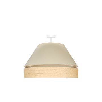 Duolla - Lámpara de techo YUTE AVIGNON 1xE27/15W/230V color crema/beige