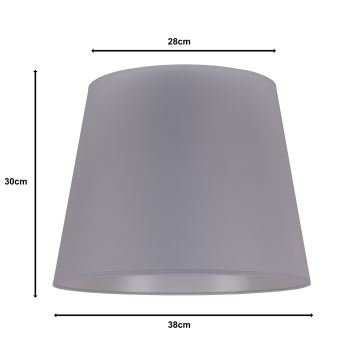 Duolla - Pantalla CLASSIC L E27 diá. 38 cm gris