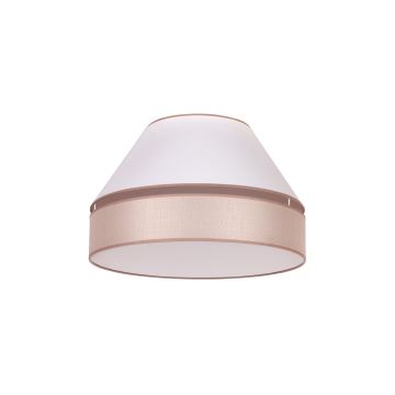 Duolla - Plafón AVIGNON 1xE27/15W/230V diá. 50 cm blanco/beige