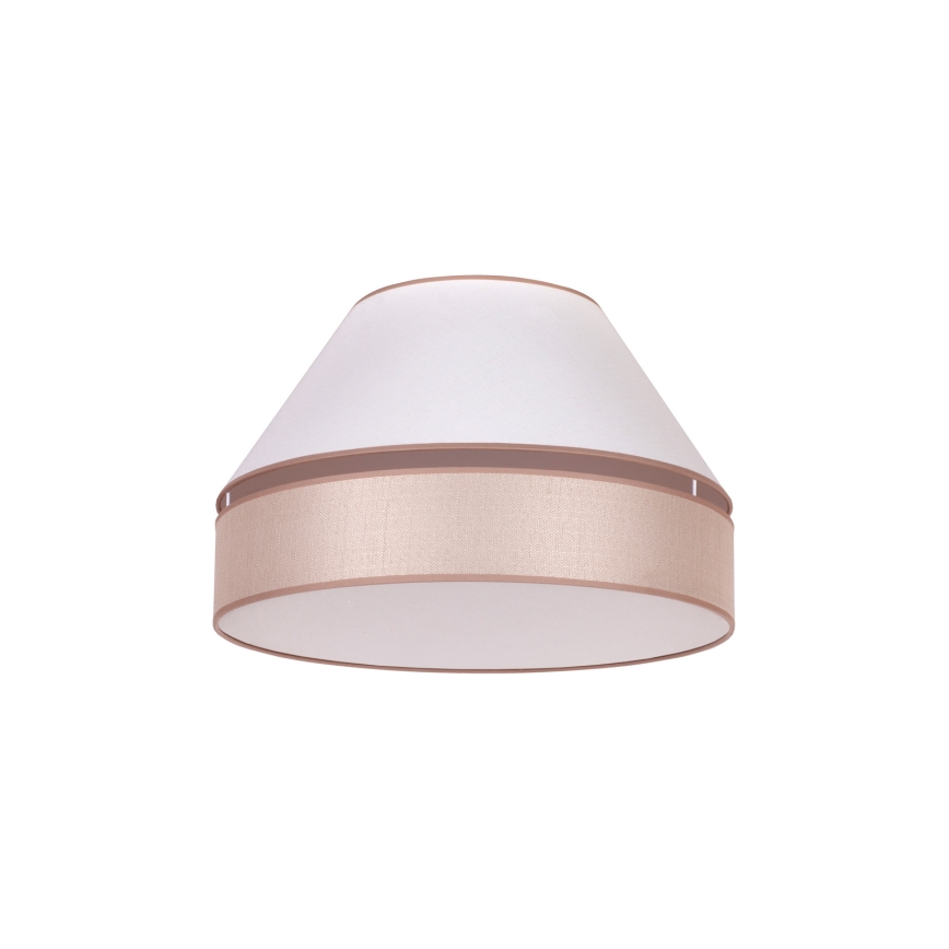 Duolla - Plafón AVIGNON 1xE27/15W/230V diá. 50 cm blanco/beige