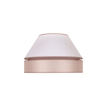 Duolla - Plafón AVIGNON 1xE27/15W/230V diá. 50 cm blanco/beige