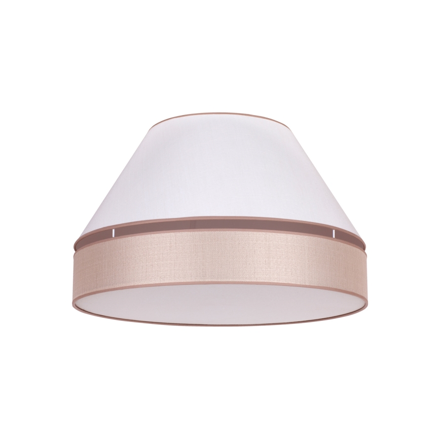 Duolla - Plafón AVIGNON 3xE27/15W/230V diá. 60 cm blanco/beige