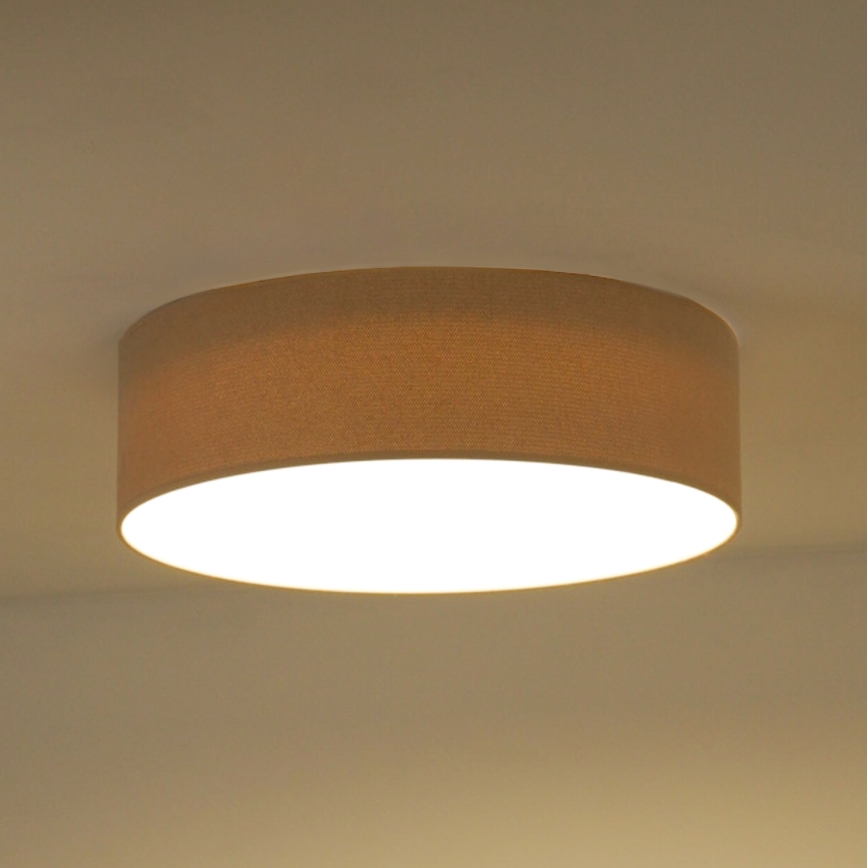 Duolla - Plafón LED CORTINA LED/26W/230V diá. 30 cm 4000K beige