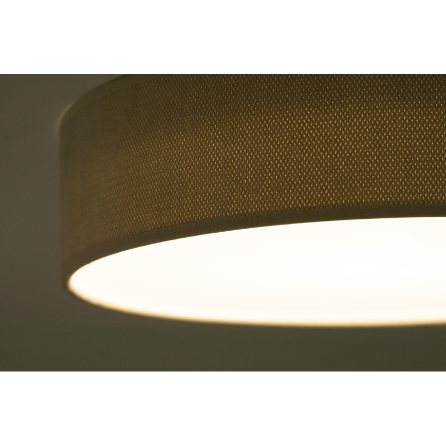 Duolla - Plafón LED CORTINA LED/26W/230V diá. 30 cm 4000K beige