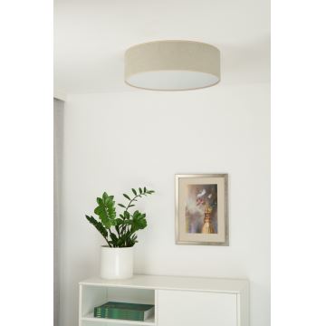 Duolla - Plafón LED CORTINA LED/26W/230V diá. 30 cm 4000K beige