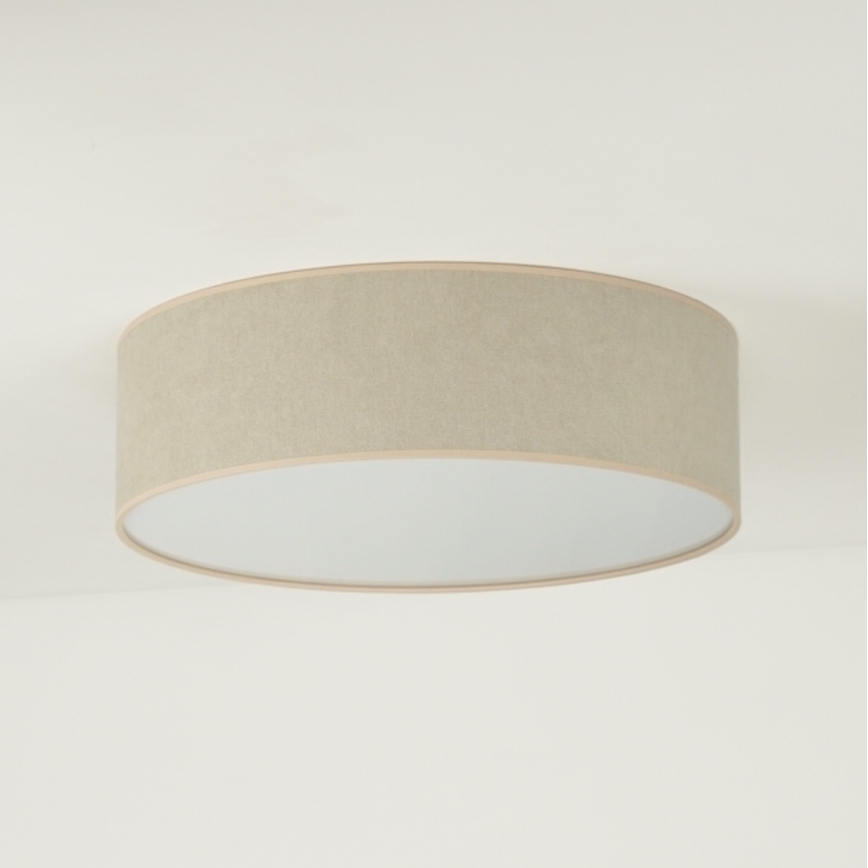 Duolla - Plafón LED CORTINA LED/26W/230V diá. 30 cm 4000K beige