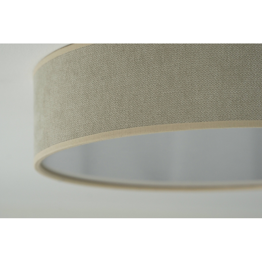 Duolla - Plafón LED CORTINA LED/26W/230V diá. 30 cm 4000K beige