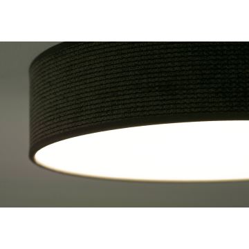 Duolla - Plafón LED CORTINA LED/26W/230V diá. 30 cm 4000K marrón