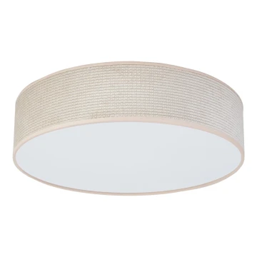 Duolla - Plafón LED CORTINA LED/26W/230V diá. 30 cm beige