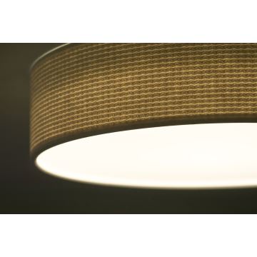 Duolla - Plafón LED CORTINA LED/26W/230V diá. 30 cm color crema