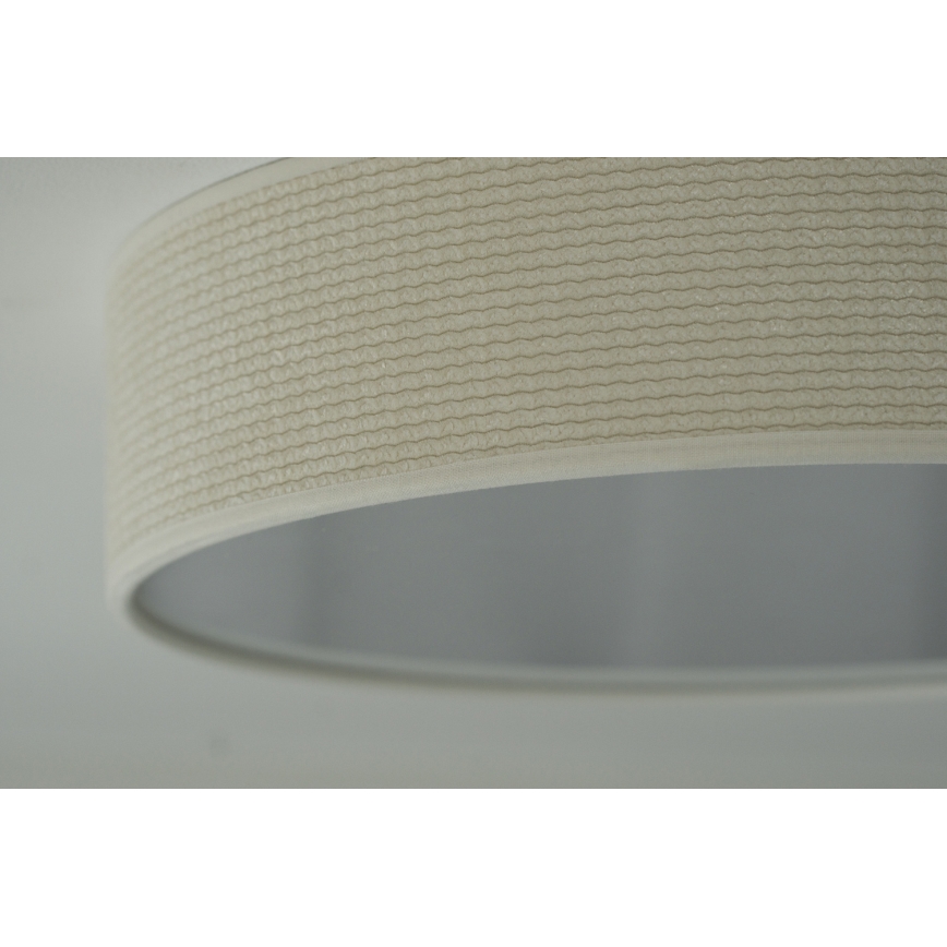 Duolla - Plafón LED CORTINA LED/26W/230V diá. 30 cm color crema