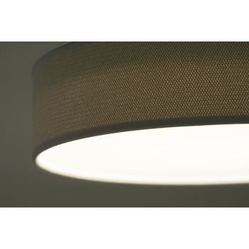 Duolla - Plafón LED CORTINA LED/26W/230V diá. 30 cm gris