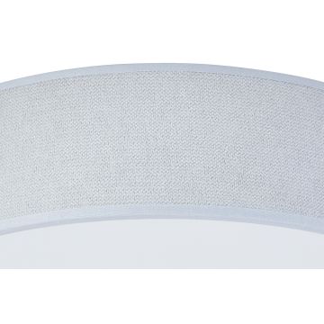 Duolla - Plafón LED CORTINA LED/26W/230V diá. 30 cm gris