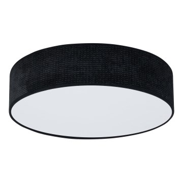 Duolla - Plafón LED CORTINA LED/26W/230V diá. 30 cm negro