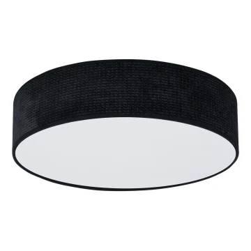 Duolla - Plafón LED CORTINA LED/26W/230V diá. 30 cm negro